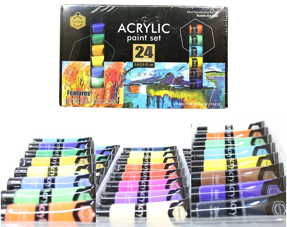 My Store PAINTING ACC ACRYLIC PAINT SET 24PCSX30ML SET