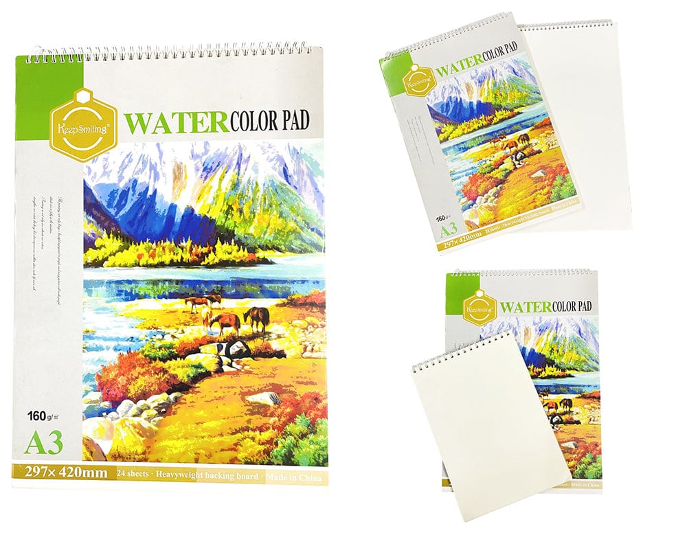 My Store PAINTING ACC A3 WATER COLOUR PAD   (24SHEET)