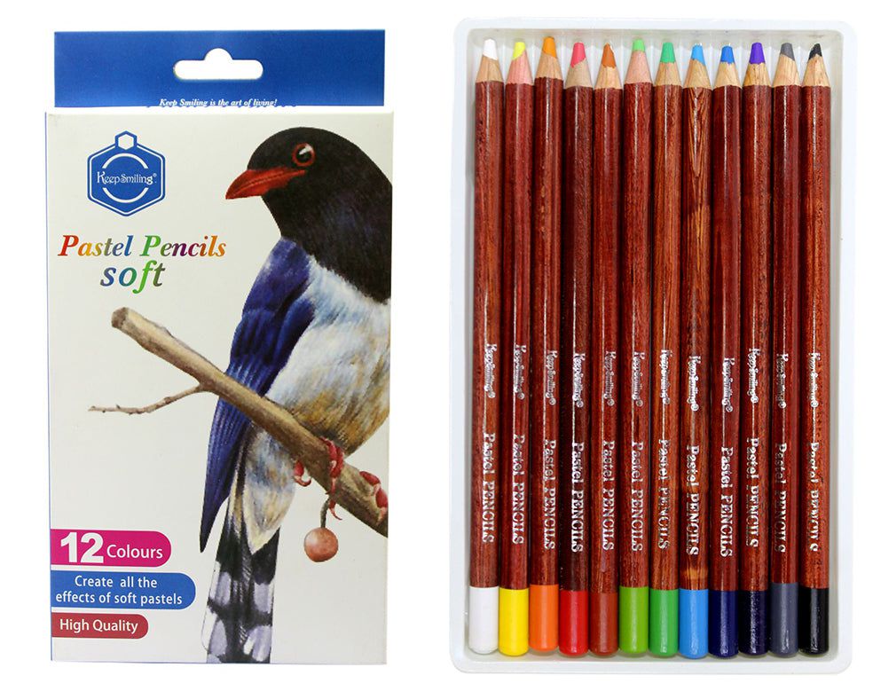 My Store PAINTING ACC 12 IN 1 PASTEL PENCILS SET