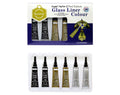 My Store PAINTING ACC 6 IN 1 GLASS LINER COLOUR SET(6 X 12ML/TUBE)