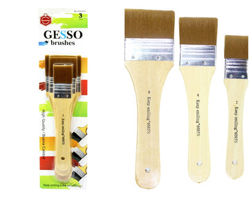 My Store PAINTING ACC 3 IN 1 GESSO BRUSHS SET