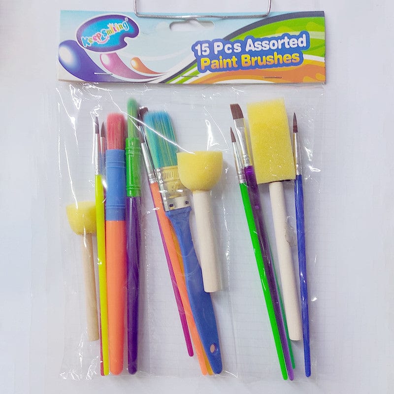 My Store PAINTING ACC 15PCS ASSPRTED PAINT BRUSHES