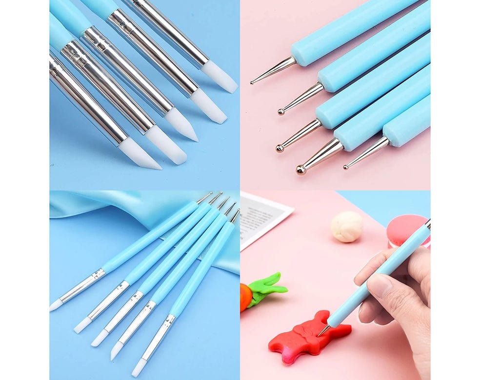 My Store PAINTING ACC 5PCS SILICON & EMBOSSING TOOL