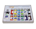 Crafteria Dope-Dyed Fiber Colours DIY Kit – 12 Bright Colours for Creative Art