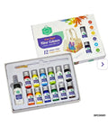 Crafteria Dope-Dyed Fiber Colours DIY Kit – 12 Bright Colours for Creative Art