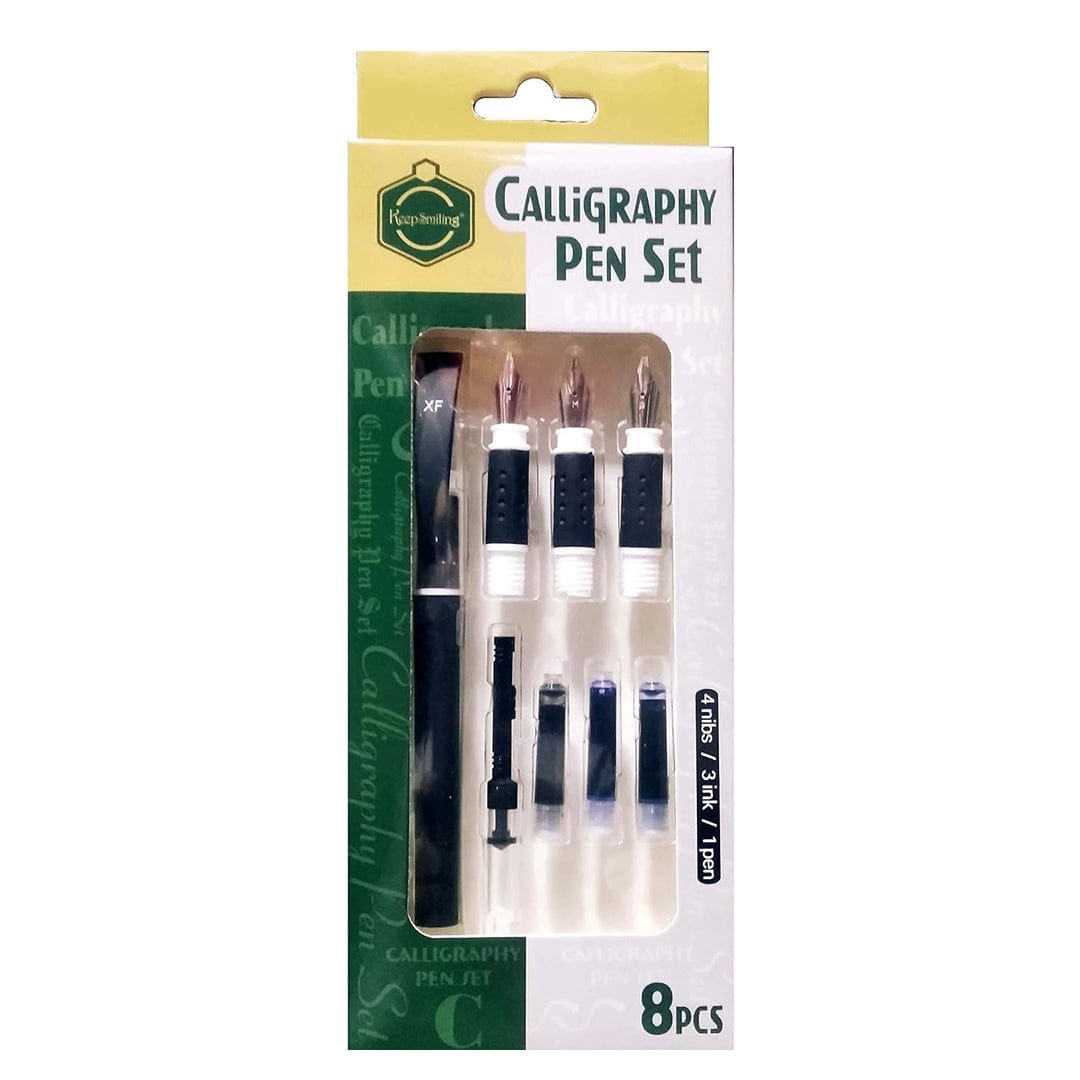 Keep Smiling Calligraphy Pen Set 8PCS
