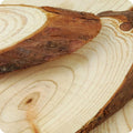 Crafteria Oval Natural Wooden Coaster
