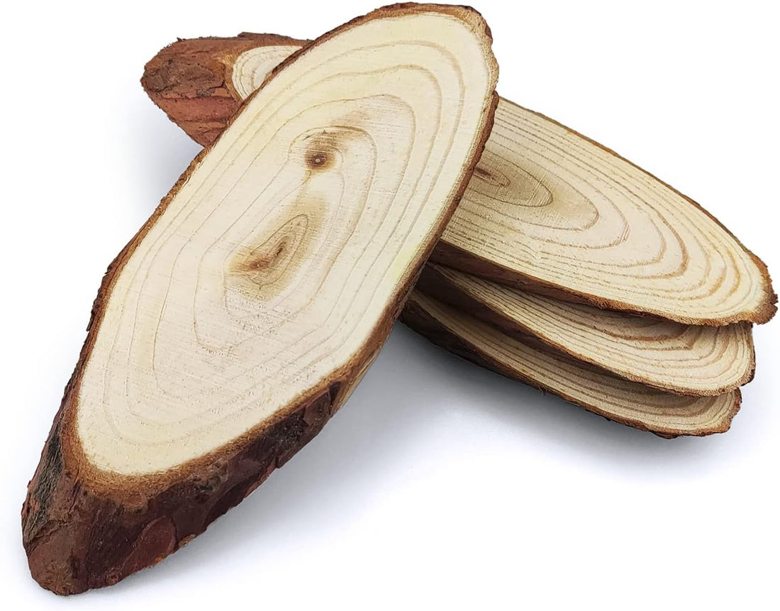 Crafteria Oval Natural Wooden Coaster