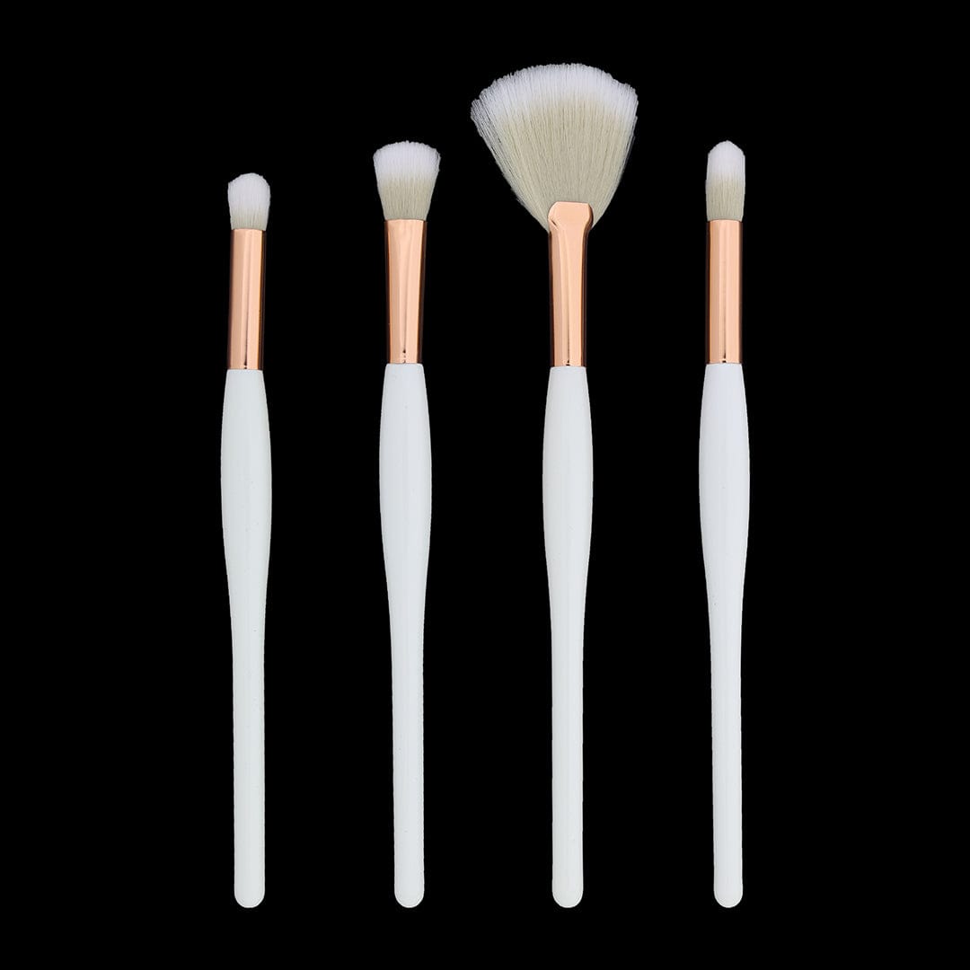 Crafteria 4 in 1 Makeup Art Brush set With White Handle