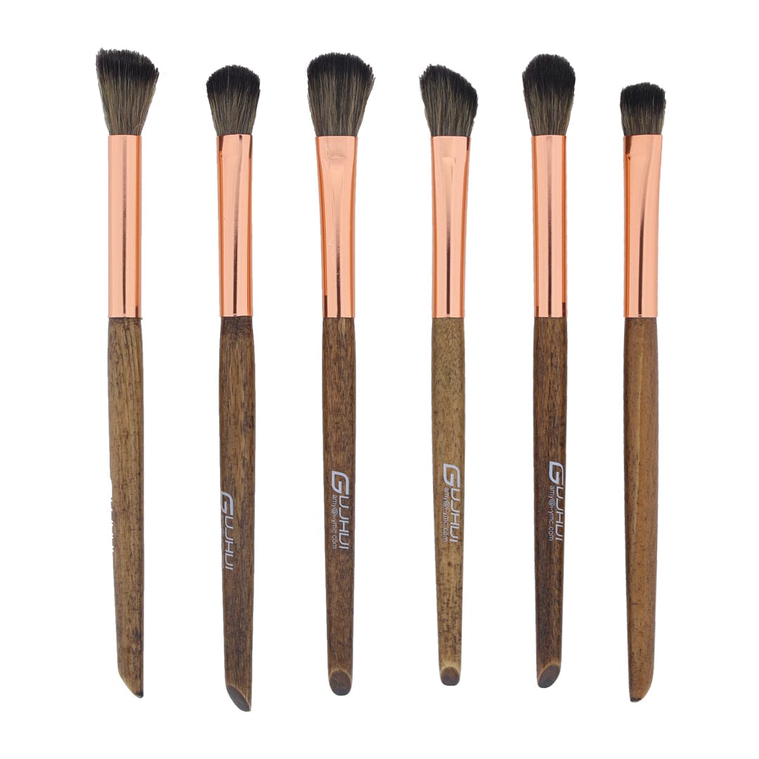 Crafteria 6 in 1 Makeup Art Brush set With Wooden handle