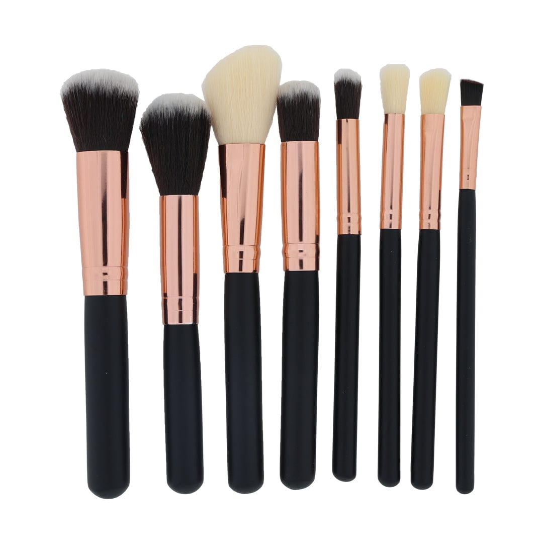 Crafteria 8 in 1 Makeup Art Brush Set With Black Handle