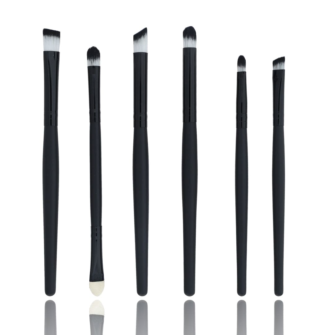 Crafteria 6 in 1 Makeup Art Brush set With Black handle