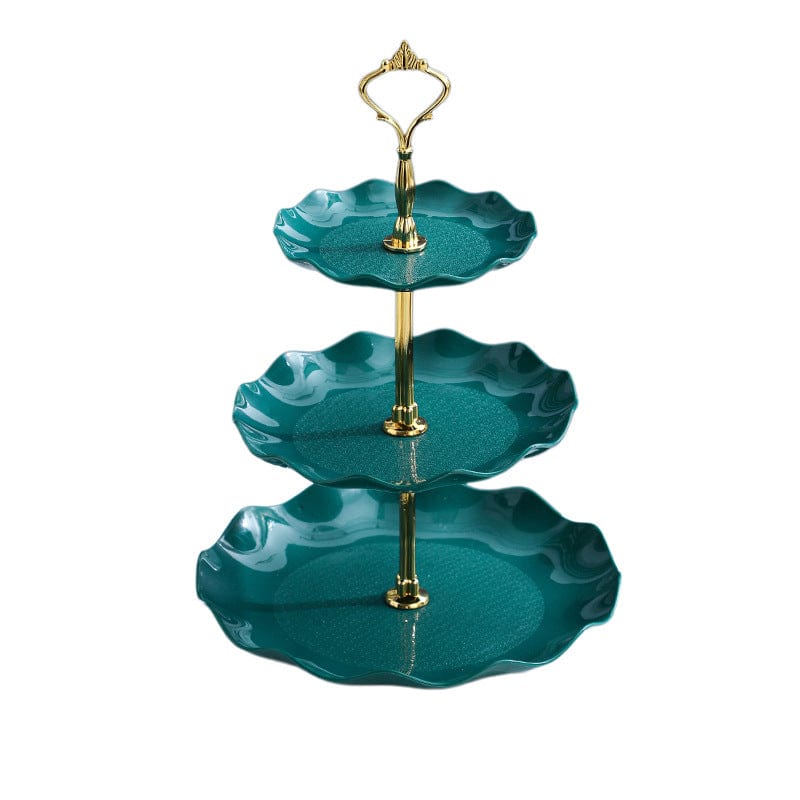 My Store CAKE STAND 3 Tier Cake ABS Plastic Stand Crown Shape