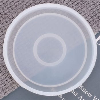 My Store Silicon Mould ROUND COASTER WITH BOUNDRY 84049