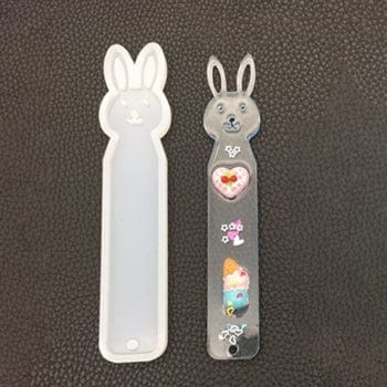 My Store Silicon Mould BIG RABBIT BOOK MARK MOULD