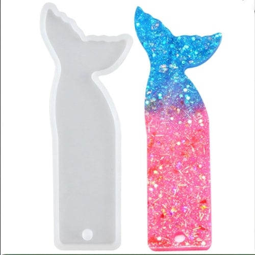 My Store Silicon Mould SMALL MERMAID TAIL BOOK MARK MOULD