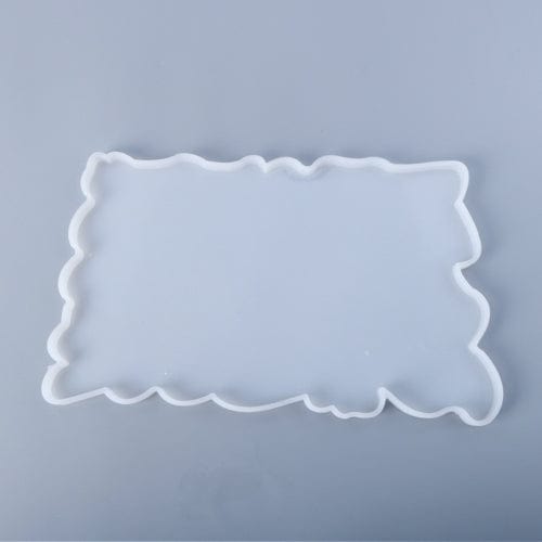 My Store Silicon Mould 9.5"X14" RECTANGLE AGATE TRAY MOULD