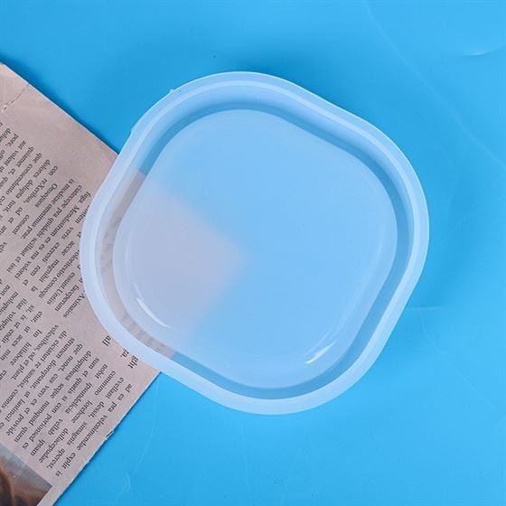 My Store Silicon Mould SQUARE COASTER WITH BOUNDARY MOULD