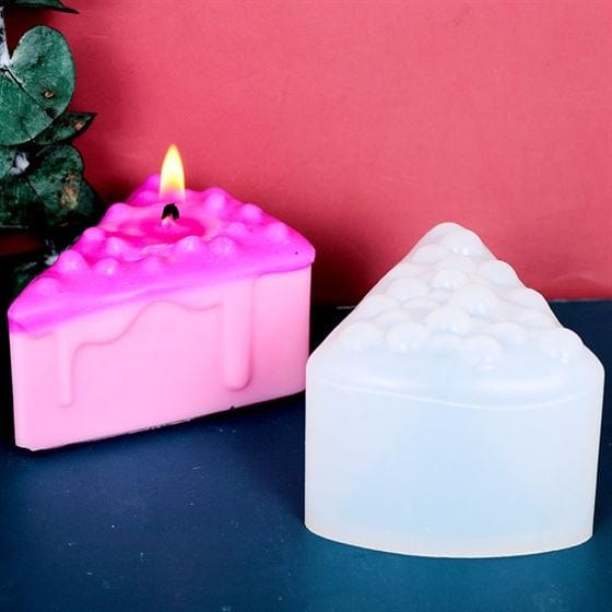 My Store Silicon Mould CAKE PIECE CANDLE MOULD