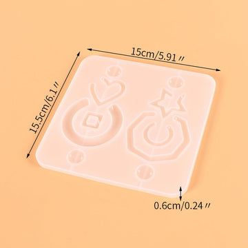 My Store Silicon Mould 10 CAVITY PENDANT & JEWELLERY MOULD