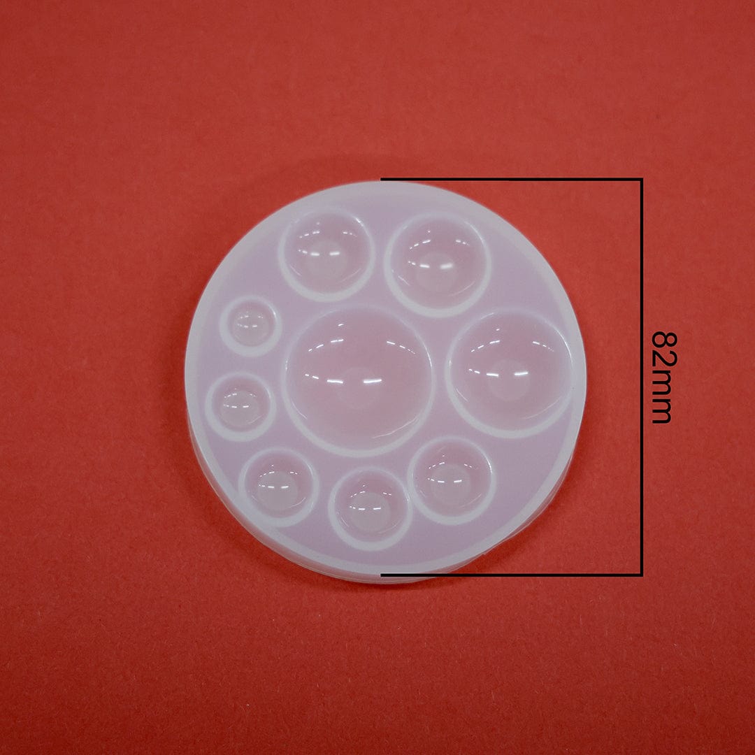 My Store Silicon Mould 9 Cavity Semicircle Mould