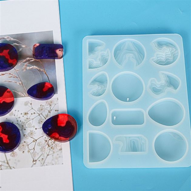 My Store Silicon Mould 12 CAVITY OCEAN THEME PENDANT JEWELLERY MOULD