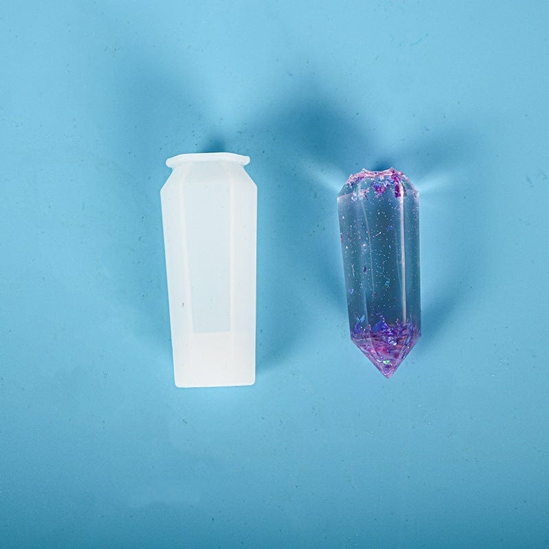 My Store Silicon Mould 10 In 1 Crystal Pencil Tube Casting Moulds 84269