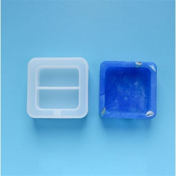 My Store Silicon Mould 3.75" SQUARE ASH TRAY & BOWL MOULD