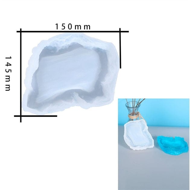 My Store Silicon Mould CRYSTAL AGATE BOWL & ASH TRAY MOULD