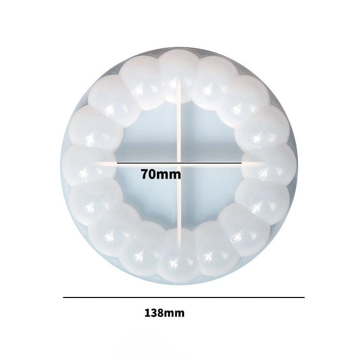 My Store Silicon Mould 5.5"  BUBBLE EDGE COASTER MOULD