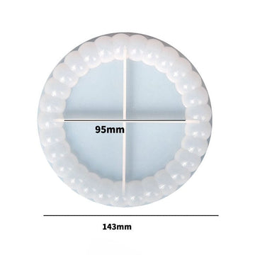 My Store Silicon Mould SMALL BUBBLE EDGE COASTER MOULD