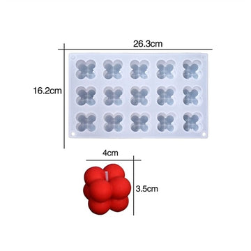 My Store Silicon Mould 15 CAVITY BUBBLE CANDLE & PAPER WEIGHT MOULD