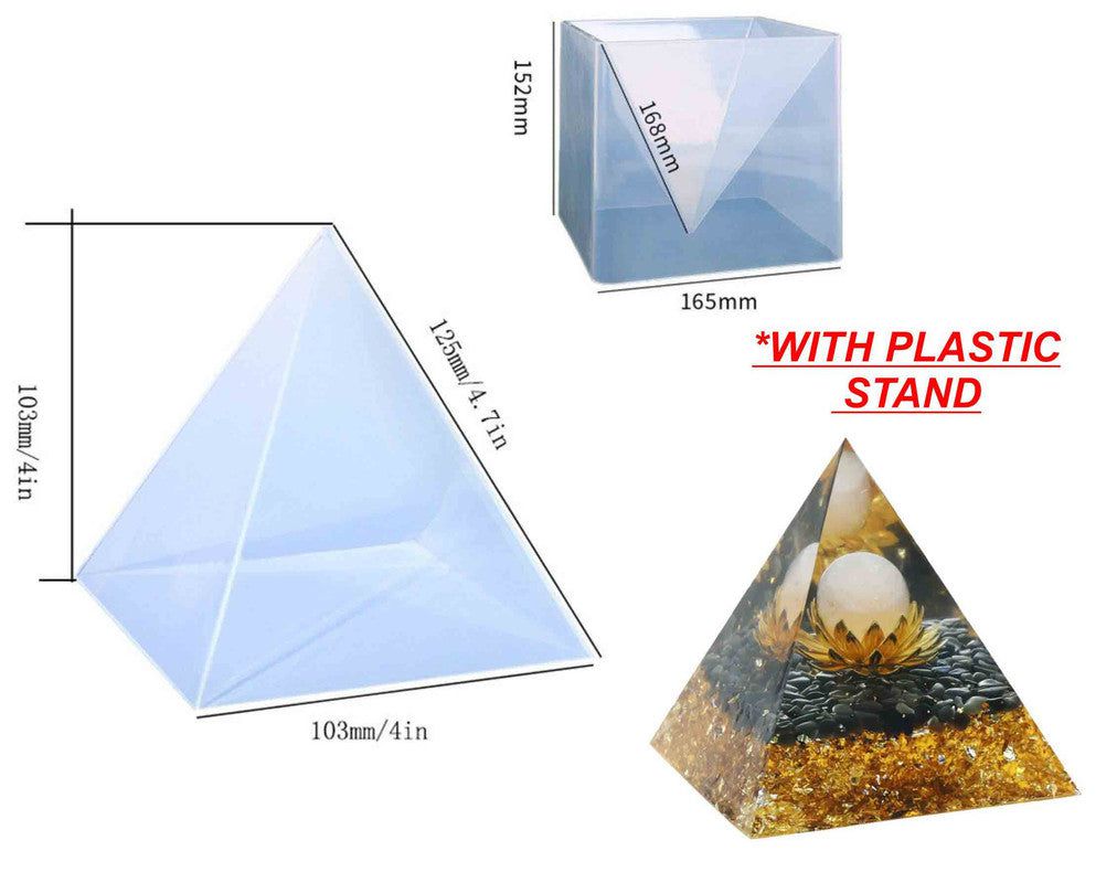 My Store Silicon Mould 4" PYRAMID MOULD