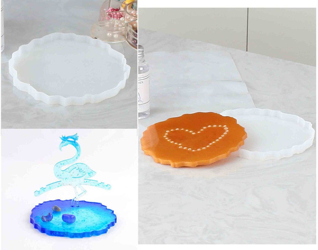 My Store Silicon Mould 5" ROUND AGATE HEAVY COASTER MOULD