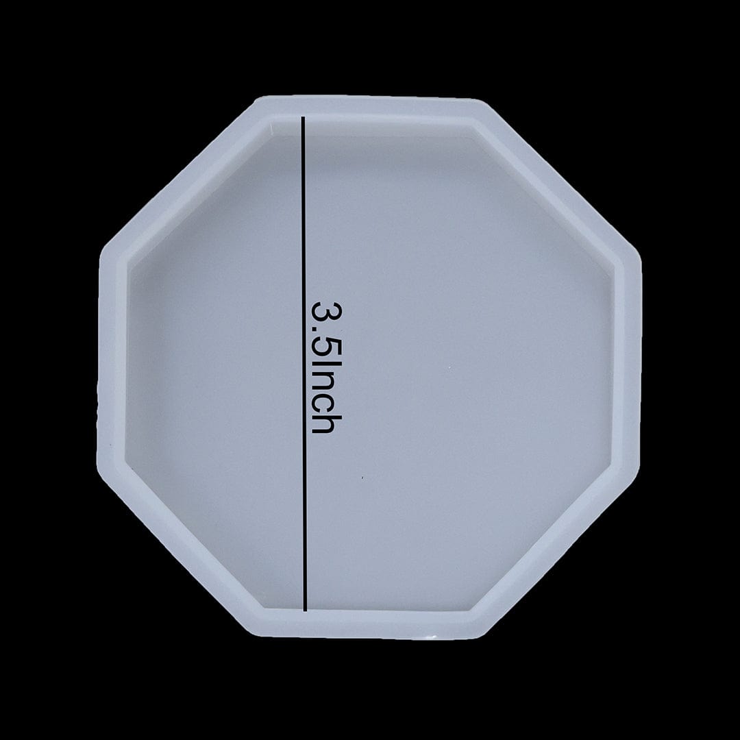 My Store Silicon Mould 3.5Inch Hexagon Coaster Mould