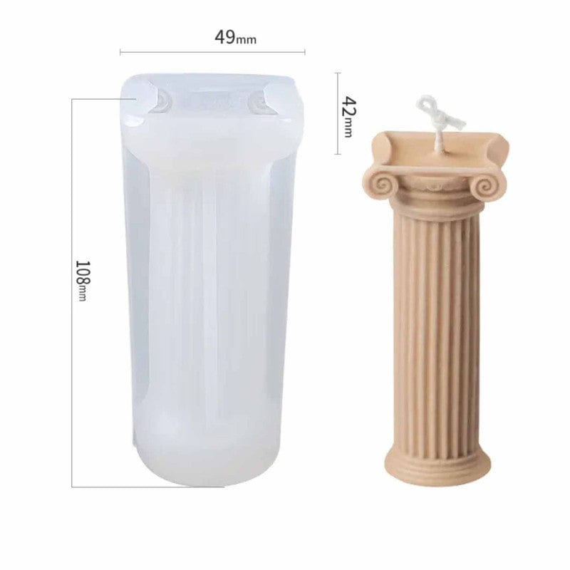 My Store Silicon Mould SPIRAL ROMAN COLUMN MOULD