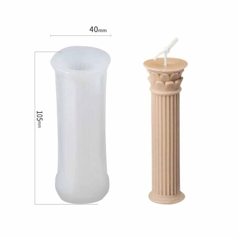 My Store Silicon Mould PILLAR CANDLE MOULD