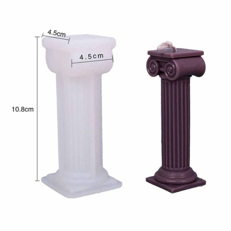 My Store Silicon Mould RETRO ROMAN COLUMN CANDLE MOULD