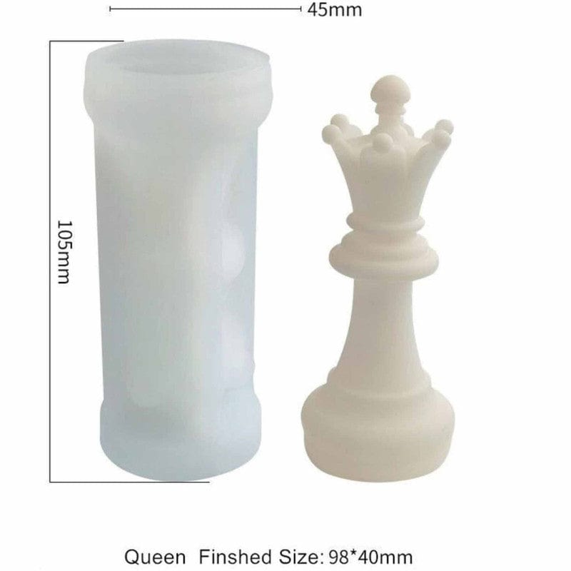 My Store Silicon Mould QUEEN SHAPE CHESS GAME MOULD