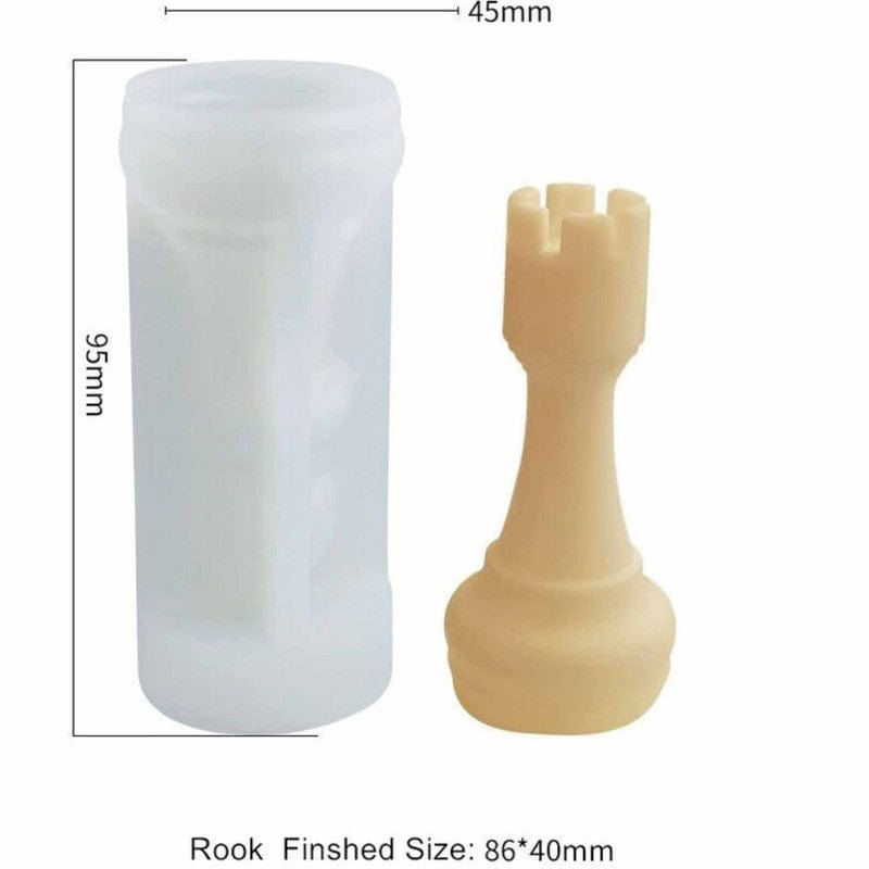 My Store Silicon Mould ROOK SHAPE CHESS GAME MOULD