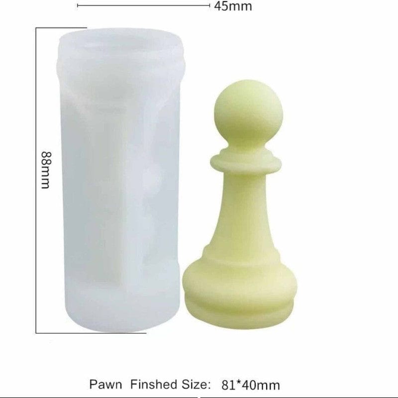 My Store Silicon Mould PAWN SHAPE CHESS GAME MOULD