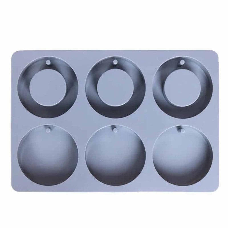 My Store Silicon Mould ROUND SILICON SOAP & AROMATISER MOULD