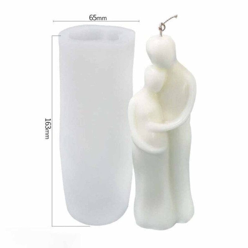 My Store Silicon Mould ROMANTIC COUPLE HUG CANDLE D03 MOULD