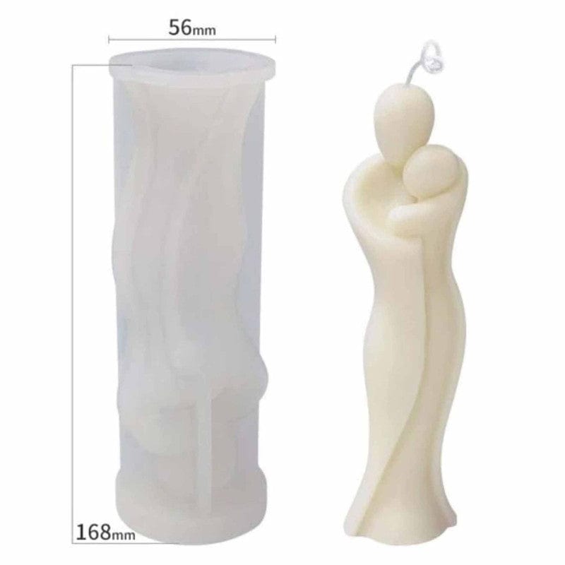 My Store Silicon Mould ROMANTIC COUPLE HUG CANDLE D05 MOULD