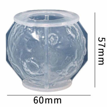 My Store Silicon Mould MOON SHAPE CANDLE MOULD