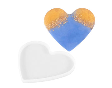 My Store Silicon Mould 19 X 16 HEART TRAY & COASTER MOULD