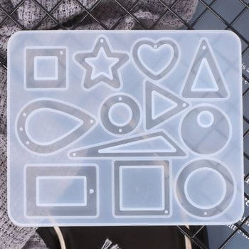 My Store Silicon Mould 12 CAVITY JEWELLERY PENDANT MOULD