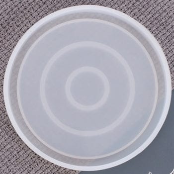 My Store Silicon Mould ROUND COASTER WITH BOUNDRY MOULD