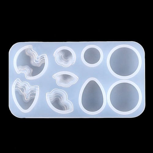 My Store Silicon Mould 8 CAVITY OCEAN PENDANT & KEYCHAIN MOULD