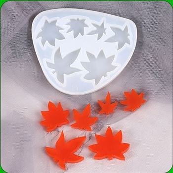 My Store Silicon Mould 6 CAVITY LEAF MOULD